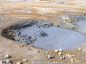 Námafjall Geothermalfeld Island