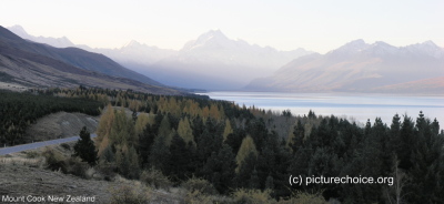 Aroaki Mount Cook Neuseeland
