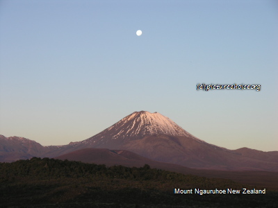 Mount Ngauruhoe Tongariro National Park New Zealand
